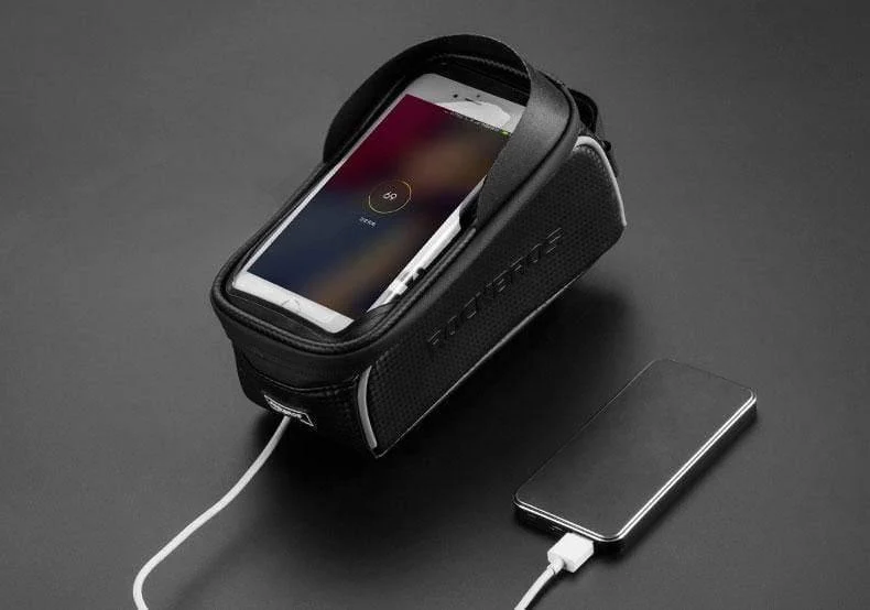 Radfahren MTB Fahrrad Tasche 6 "Wasserdichte Touchscreen Oberrohr Rahmen Satteltasche Telefon Fall Fahrrad Zubehör