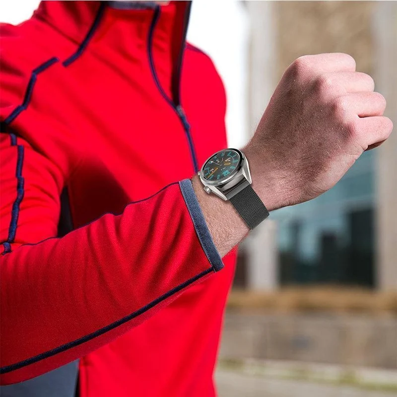 Edelstahlband Für HUAWEI WATCH GT Smart Uhrenarmband Armband Armband Gürtel Armband