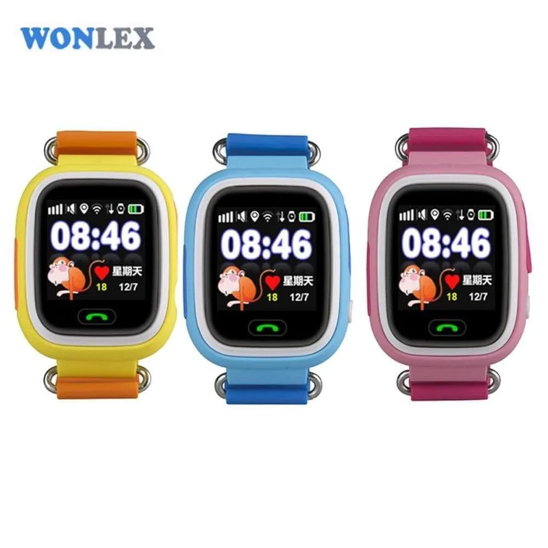GW100 MTK2503 LBS / GPS / Beidou / WIFI Positionierung Touchscreen Smartphone Kinder GPS Uhr Kinder Tracker Anti-Lost Watch
