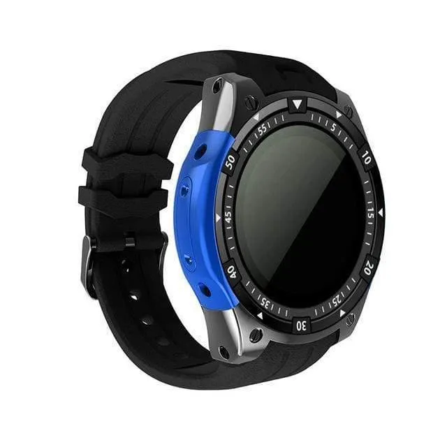 Smart Watch X100 Android 5.1MTK6580GPS Bluetooth WiFi SmartWatch Herzfrequenz-Fitness-Tracker für Samsung S3 KW88 GW11