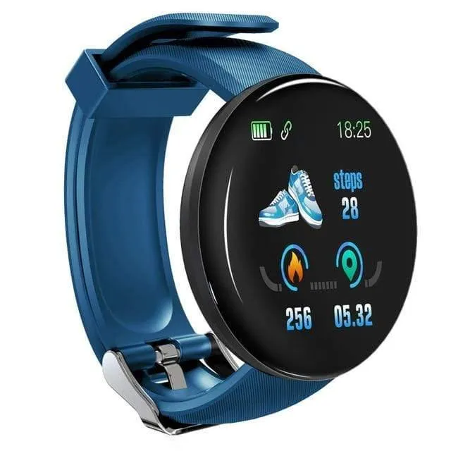 Bluetooth Smart Watch Männer Blutdruck Runde Smartwatch Frauen sehen wasserdichte Sport Tracker WhatsApp für Android Ios