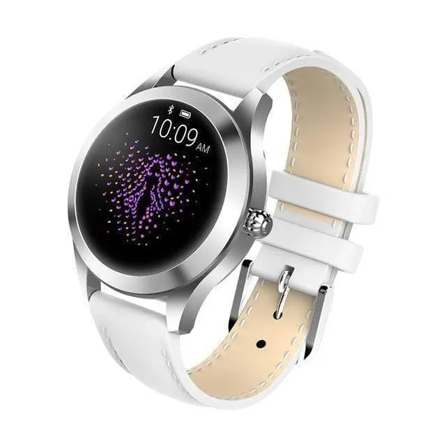 Smart Watch Damen KW10 Pulsmessung IP68 Wasserdicht Multisportarten Fitness Armband Smartwatch für Damen