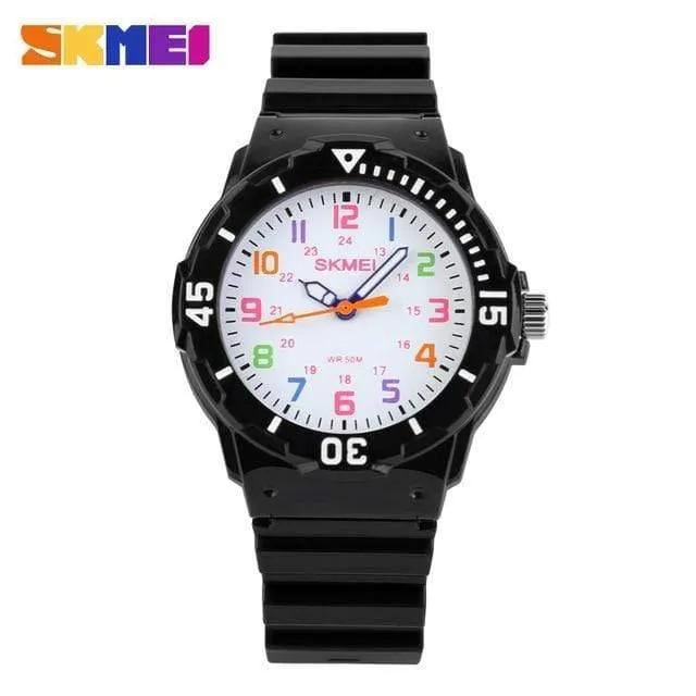 Kinder-Quarzuhren, 50 m wasserdicht, analoge Armbanduhren, Jelly-Uhr für Jungen, Stunden, Mädchen, Studentenuhr, Kinderuhr, Top-Luxus