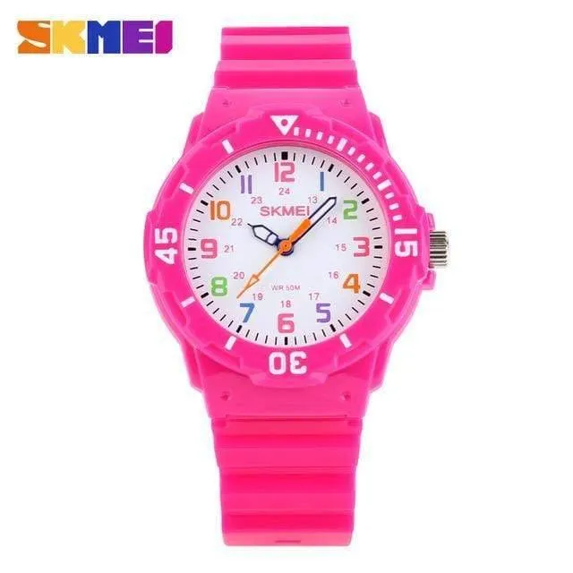 Kinder-Quarzuhren, 50 m wasserdicht, analoge Armbanduhren, Jelly-Uhr für Jungen, Stunden, Mädchen, Studentenuhr, Kinderuhr, Top-Luxus