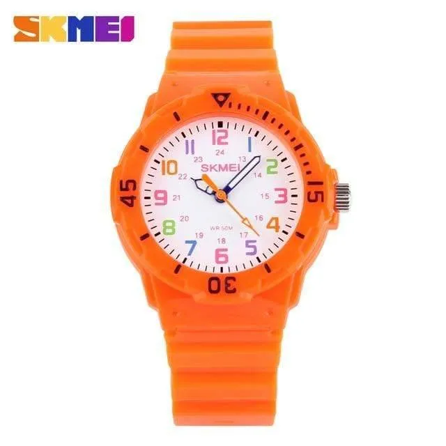 Kinder-Quarzuhren, 50 m wasserdicht, analoge Armbanduhren, Jelly-Uhr für Jungen, Stunden, Mädchen, Studentenuhr, Kinderuhr, Top-Luxus