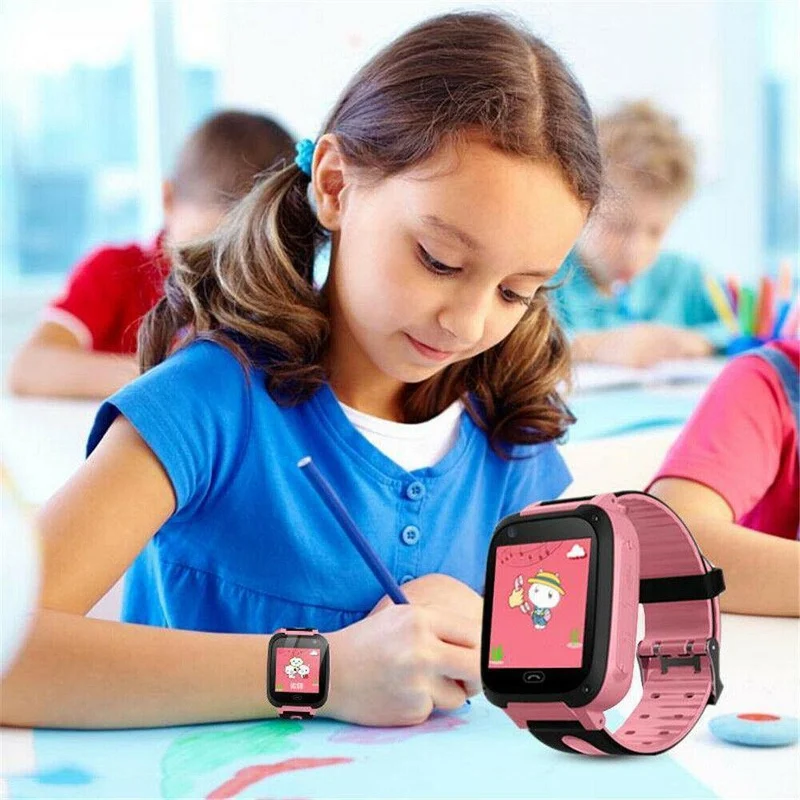 Kinder Smart Wasserdichte Farbe Touch Screen Telefon Uhren Silikon Sport Anti Verloren Armbanduhr Für Kind Zubehör Geschenk