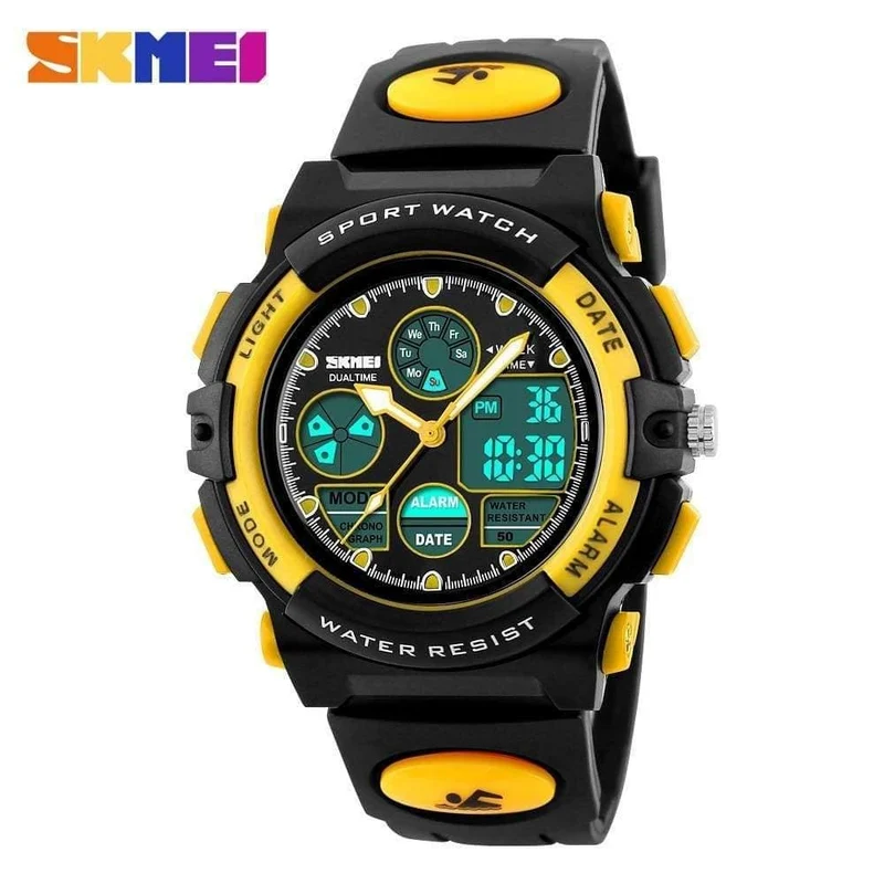 Kinderuhren Sport Military Fashion Kids Digital Quarz LED Uhr für Mädchen Jungen wasserdicht Cartoon Armbanduhr