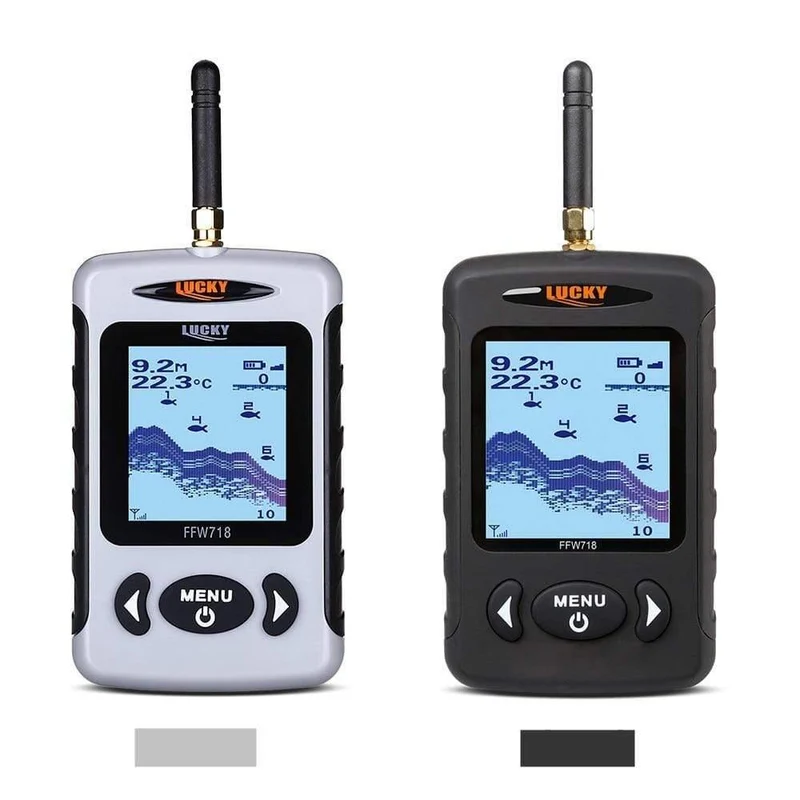 Drahtloser tragbarer Fischfinder 40M / 120FT Echolot-Alarm Ocean River Lake