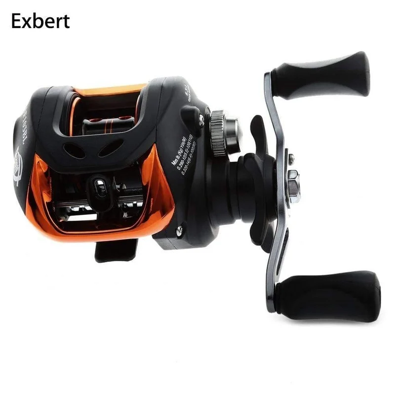 10 + 1BB Angelrolle für Baitcasting für die linke und rechte Hand 6.3: 1-Angelrad mit magnetischer Bremse Carretilha Pesca AF103