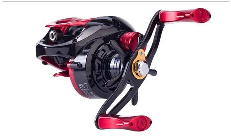 XF-50 Baitcastingrolle 190 g 10BB 6.6: 1 Magnetbremssystem 12.5 g Aluminiumlegierung Leichte Spule Angelköder
