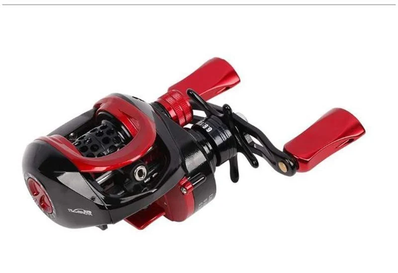 XF-50 Baitcastingrolle 190 g 10BB 6.6: 1 Magnetbremssystem 12.5 g Aluminiumlegierung Leichte Spule Angelköder