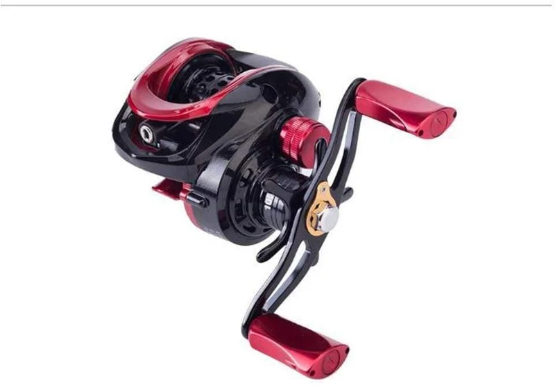 XF-50 Baitcastingrolle 190 g 10BB 6.6: 1 Magnetbremssystem 12.5 g Aluminiumlegierung Leichte Spule Angelköder