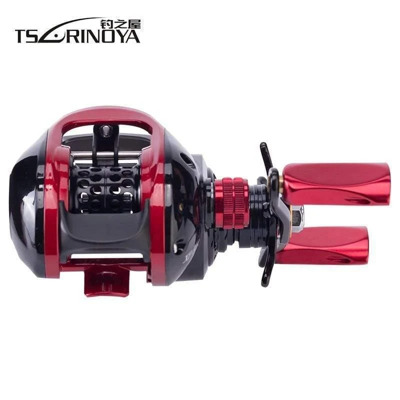 XF-50 Baitcastingrolle 190 g 10BB 6.6: 1 Magnetbremssystem 12.5 g Aluminiumlegierung Leichte Spule Angelköder