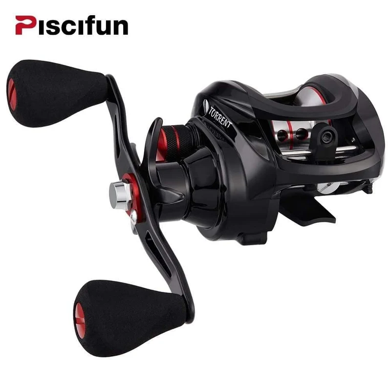Torrent Angelrolle 8.1 kg Carbon Drag 7.1:1 5.3:1 Übersetzungsverhältnis Magnetbremse Salzwasser Süßwasser Baitcastingrolle