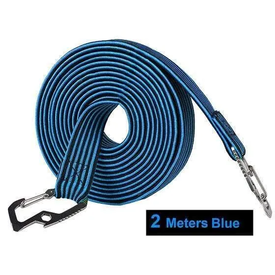 2M / 4M Radfahren Zugseil Kohlenstoffstahl Haken Fahrrad Gepäckträger Stretch Elastic Cord Dachträger Gurt Fixed Belt