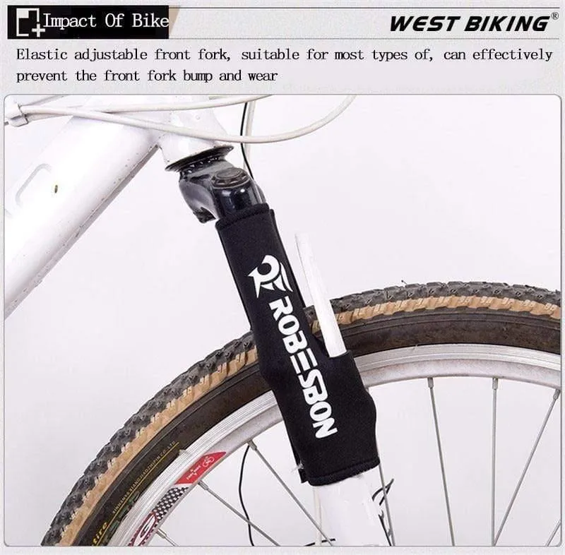 1 paar Fahrrad Rahmen Kette Schutz Radfahren Mountainbike Bleiben Vorderrad Gabel Schutz Wache Schutz Pad Wrap Abdeckung