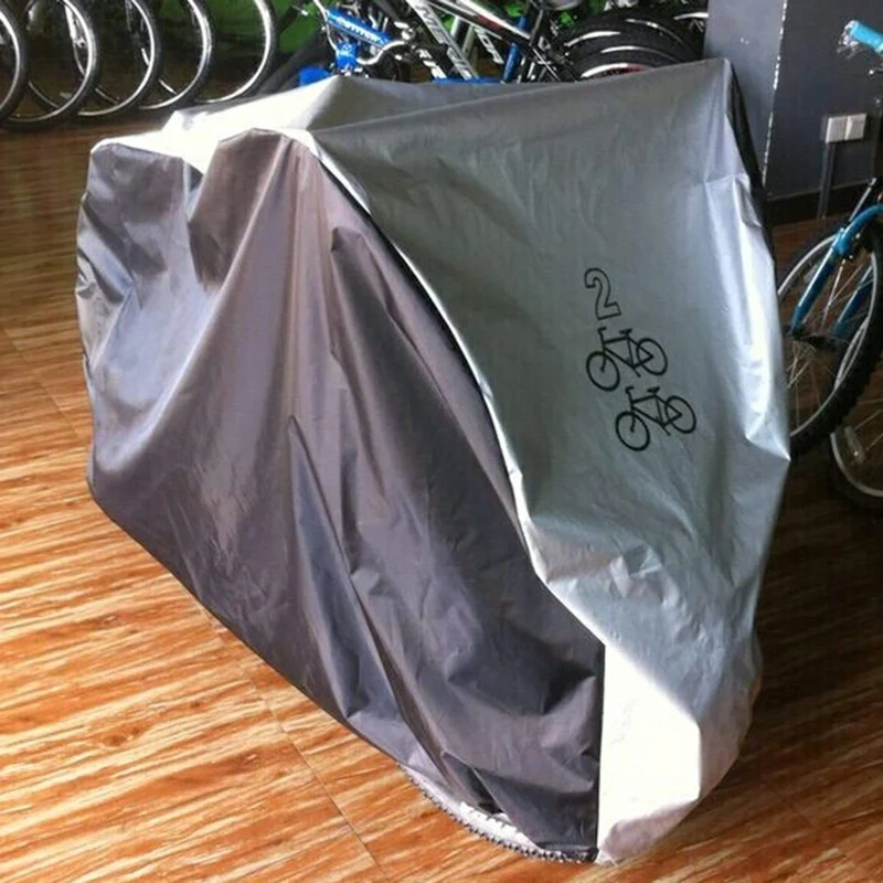 Fahrradabdeckung, Mehrzweck-Fahrradabdeckung für den Außenbereich, für Regen, Schnee, Staub, Allwetter-Staubschutz, PU-Beschichtung