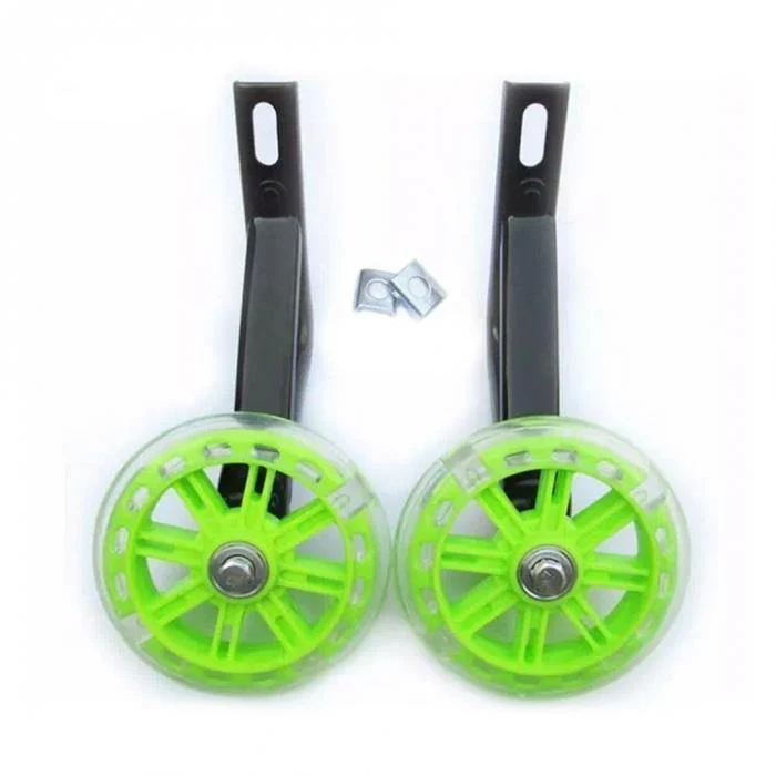 1 paar Kinder Kinder Fahrrad Bike Ausbildung Räder Flash Stabilisatoren Sicher Für Radfahren Balance YS-BUY