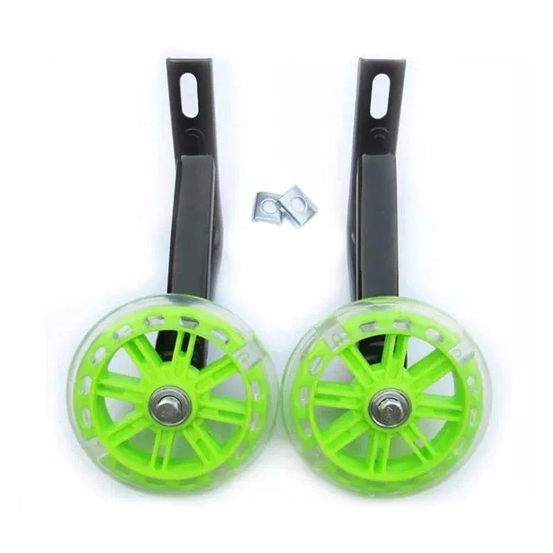 1 paar Kinder Kinder Fahrrad Bike Ausbildung Räder Flash Stabilisatoren Sicher Für Radfahren Balance YS-BUY