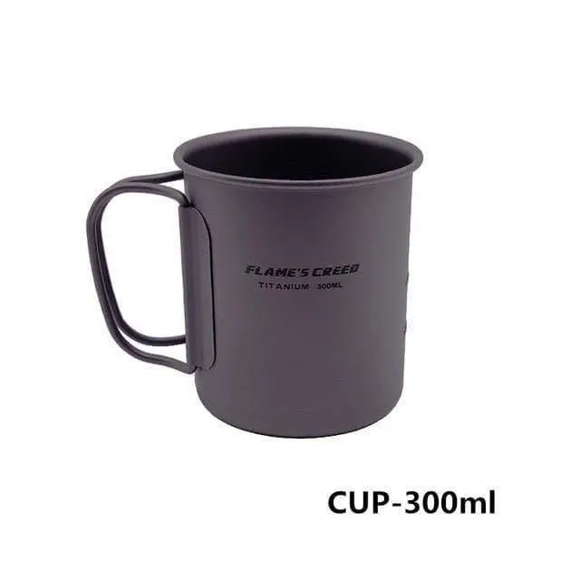 1100ml 1950ml Ultraleicht Outdoor Camping Titan Topf & Pfanne Kochtopf Bratpfanne Titan Kochgeschirr Sets Topf