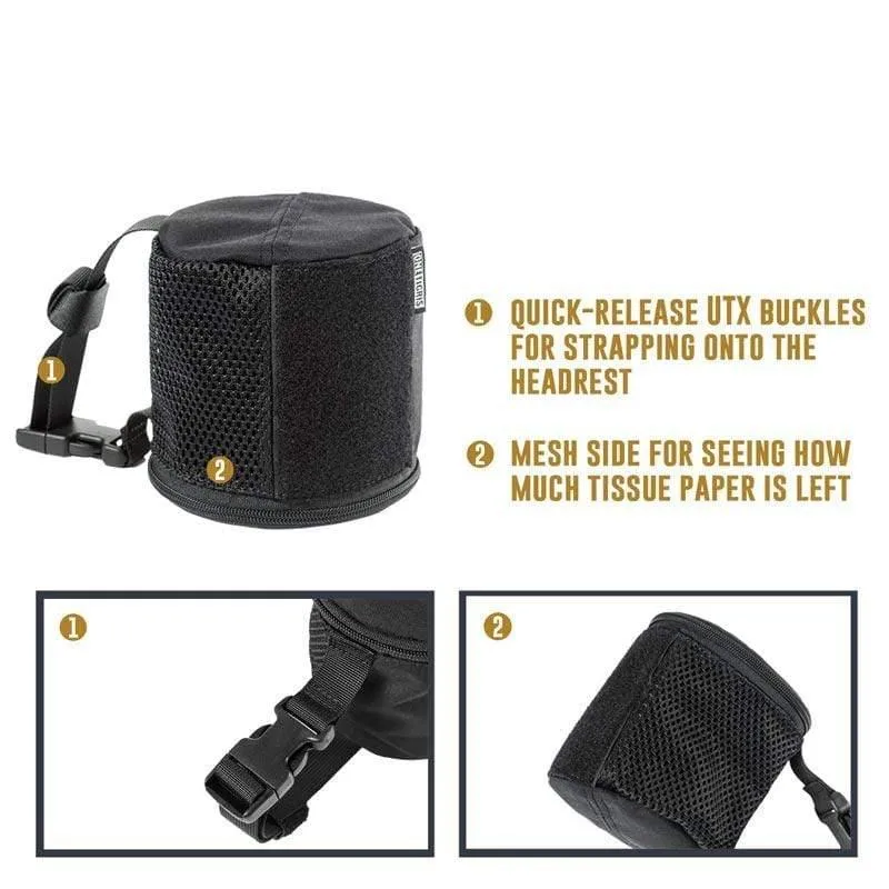 Taktische auto seidenrolle halter fall montieren, mehrzweck auto seidenpapierhalter für outdoor reisen wandern camping