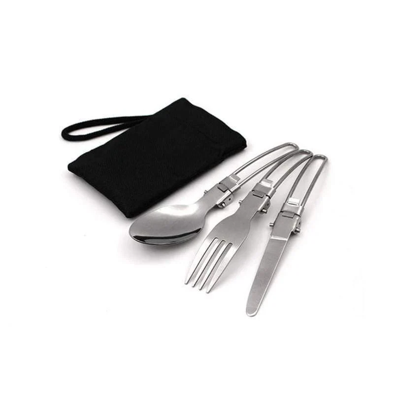 1 Set Outdoor Töpfe Pfannen Camping Kochgeschirr Picknick Kochset Antihaft-Geschirr Mit Faltlöffel Gabel Messer Wasserkocher Tasse