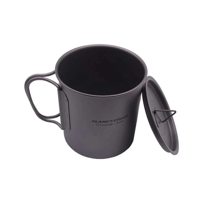 300 ml 450 ml Outdoor Wandern Camping Picknick Titan Topf Becher Schüssel 3 in 1 Leichte Camping Ausrüstung