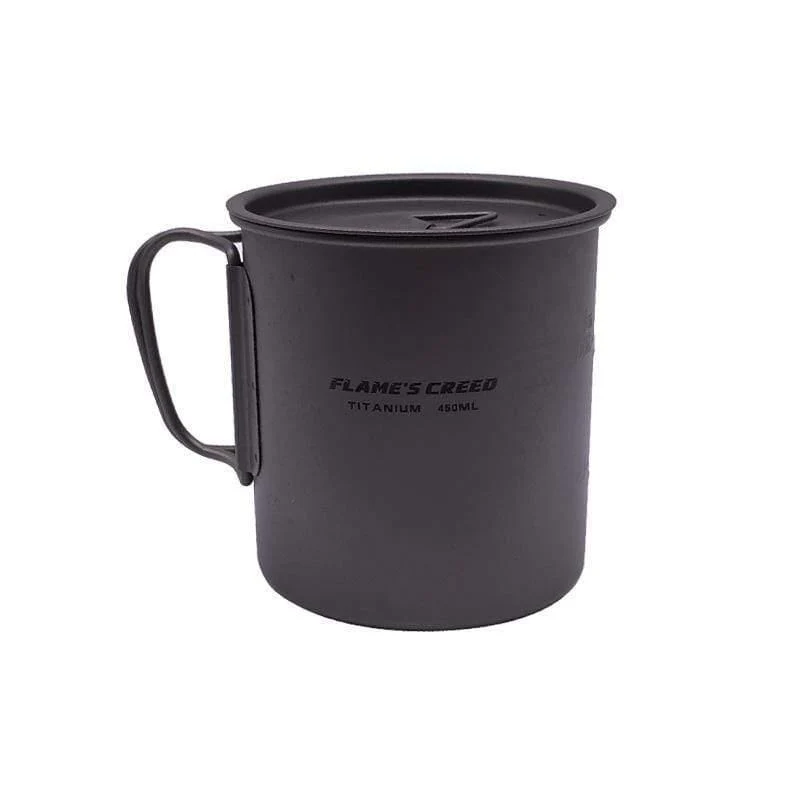 300 ml 450 ml Outdoor Wandern Camping Picknick Titan Topf Becher Schüssel 3 in 1 Leichte Camping Ausrüstung