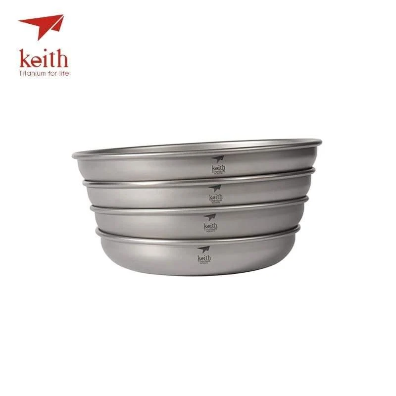 Camping Titan Geschirr 150 ml-450 ml Untertasse Outdoor Geschirr Camping Teller Besteck Ti5362/Ti5368