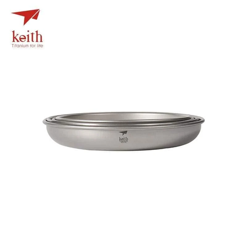 Camping Titan Geschirr 150 ml-450 ml Untertasse Outdoor Geschirr Camping Teller Besteck Ti5362/Ti5368