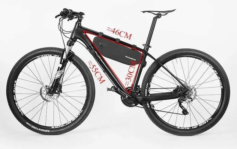 Fahrradtasche, Dreieck-Sattelrahmen-Beutel, Ritt MTB, wasserdicht, Oberrohr, Frontrahmen, Werkzeugtasche, Zubehör