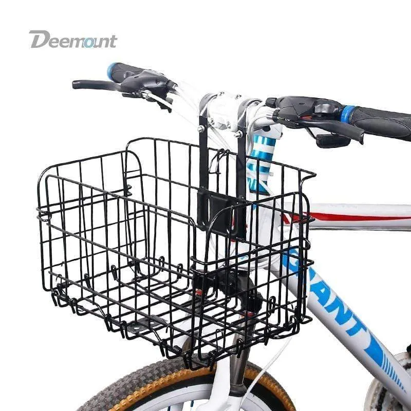 Fahrradkorb, Lenkertasche, Fahrradträger, Eisengehäuse, Tasche, Fahrradgepäcktasche, strapazierfähig, einfache Ausführung, Optionen