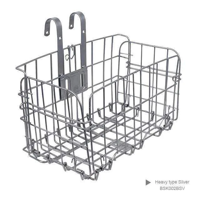 Fahrradkorb, Lenkertasche, Fahrradträger, Eisengehäuse, Tasche, Fahrradgepäcktasche, strapazierfähig, einfache Ausführung, Optionen