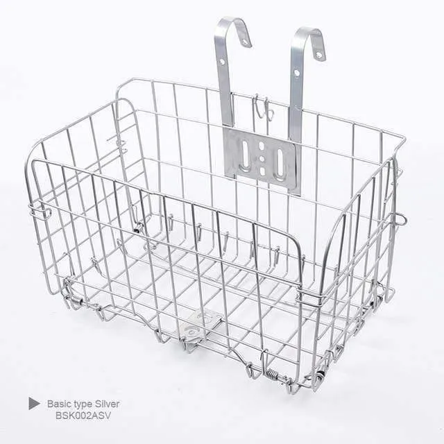Fahrradkorb, Lenkertasche, Fahrradträger, Eisengehäuse, Tasche, Fahrradgepäcktasche, strapazierfähig, einfache Ausführung, Optionen