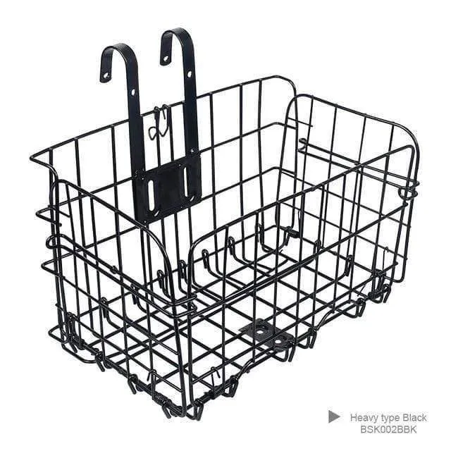 Fahrradkorb, Lenkertasche, Fahrradträger, Eisengehäuse, Tasche, Fahrradgepäcktasche, strapazierfähig, einfache Ausführung, Optionen