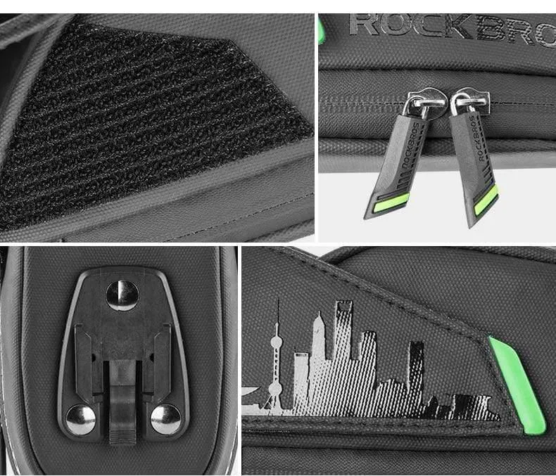 Fahrradtasche, stoßfeste Fahrrad-Satteltasche für Fahrrad, Schwarz, Radfahren, hintere Sattelstütze, Packtaschen, MTB-Fahrradzubehör