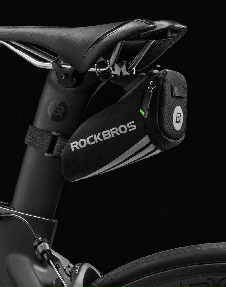 Mini Hinten Fahrrad Satteltasche Tragbare Reflektierende Schwanz Sattelstütze Nylon Radfahren Fahrrad Tasche Paket MTB Bike Zubehör