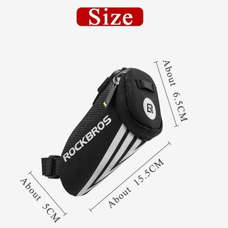 Mini Hinten Fahrrad Satteltasche Tragbare Reflektierende Schwanz Sattelstütze Nylon Radfahren Fahrrad Tasche Paket MTB Bike Zubehör