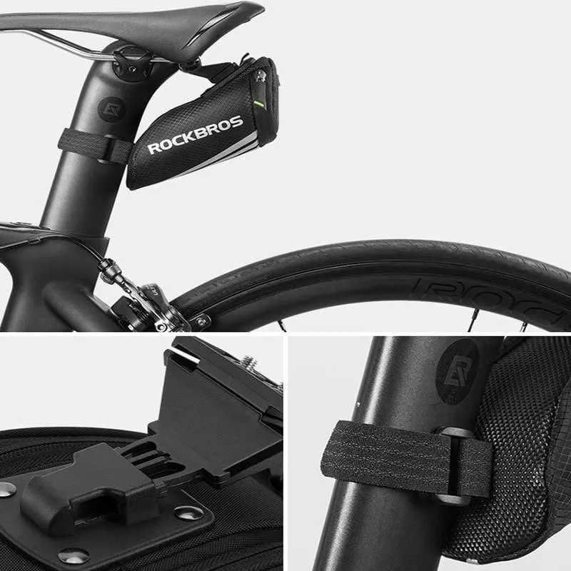 Mini Hinten Fahrrad Satteltasche Tragbare Reflektierende Schwanz Sattelstütze Nylon Radfahren Fahrrad Tasche Paket MTB Bike Zubehör