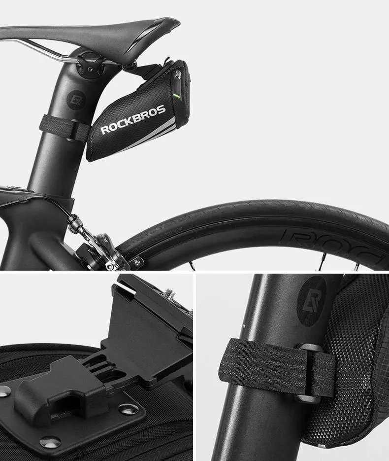 Mini Hinten Fahrrad Satteltasche Tragbare Reflektierende Schwanz Sattelstütze Nylon Radfahren Fahrrad Tasche Paket MTB Bike Zubehör
