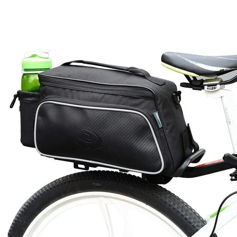 10L Roswheel Fahrradtasche Gepäckträgertasche Hinten Reißfeste schwarze Sitztasche Fahrradtasche Griff Tasche