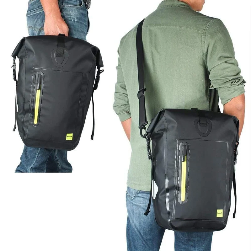 25L Fahrradtaschen MTB Fahrrad Gepäckträgertasche Voll wasserdicht Multifunktions-Rennrad-Gepäckträgertasche Rücksitz-Kofferraumtasche