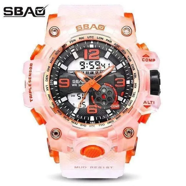 Kinderuhren für Mädchen Jungen Digital SMAEL LCD Digitaluhren Kinder 50M Wasserdichte Armbanduhren LED Studentenuhren Mädchen