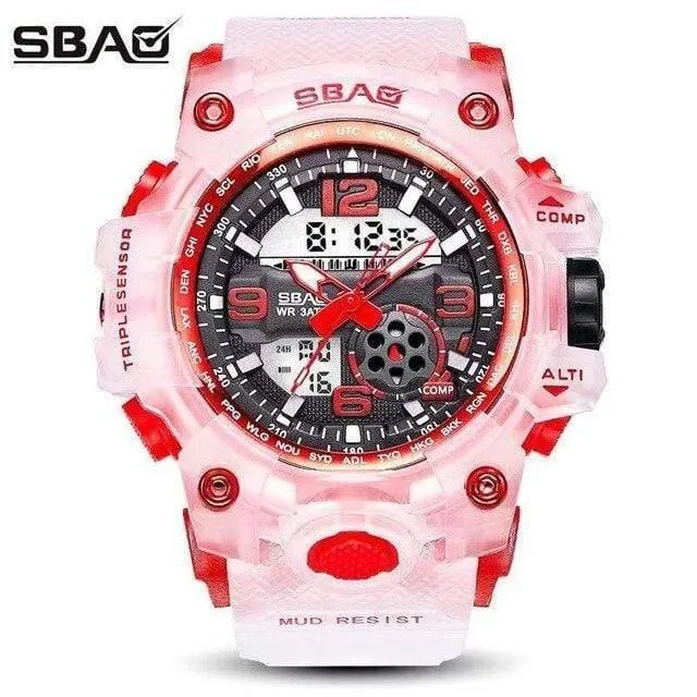 Kinderuhren für Mädchen Jungen Digital SMAEL LCD Digitaluhren Kinder 50M Wasserdichte Armbanduhren LED Studentenuhren Mädchen