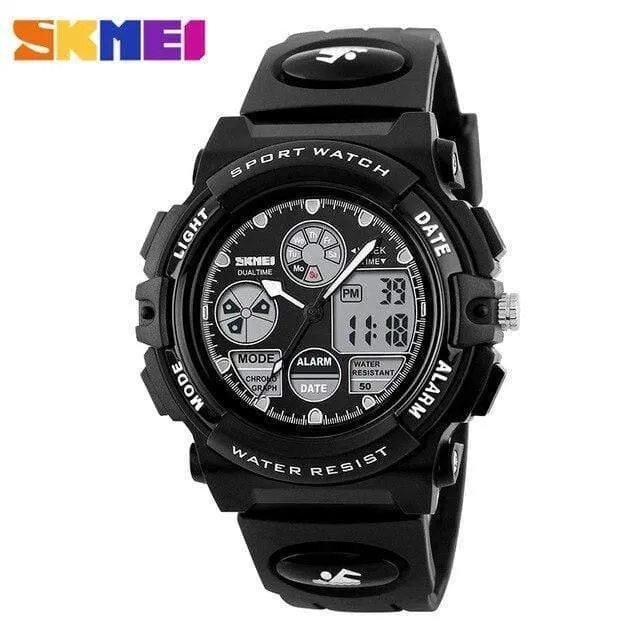 Kinder LED Digitaluhren für Jungen Mädchen Sport 5Bar wasserdichte Armbanduhren Smart PU Strap Kinder Montre Enfant