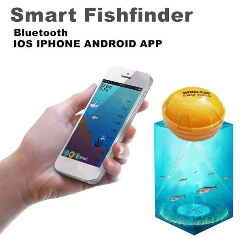 Telefon Fishfinder Wireless Sonar Fish Finder Tiefe Sea Lake Fish Erkennen iOS Android App findfish Smart Sonar Sounder XNC