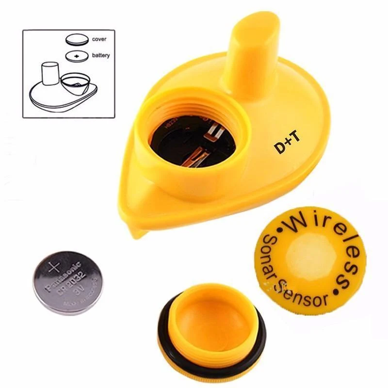 Drahtloser tragbarer Fischfinder, 40 m/120 ft, Sonar, Echolot, Alarm, Ozean, Fluss, See, russisches Menü, optional