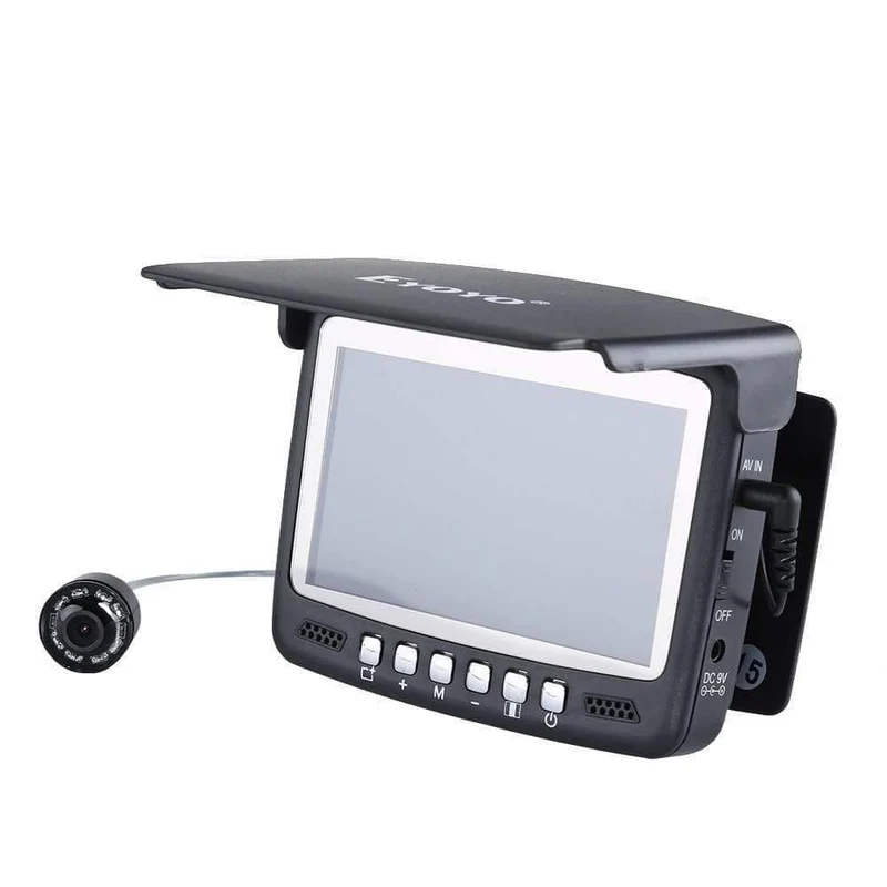 Unterwasserfischen-Videokamera 4.3 "Farb-HD-Monitor 8pcs Infrarot-LED 15m Professioneller Fischfinder Eisfischen-Kamera