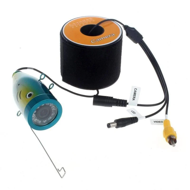 30M 1000TVL Fisch Finder Unterwasser Eis Meer Angeln 7 "Video Kamera Monitor AntiSunshine Shield Sonnenblende IR LED