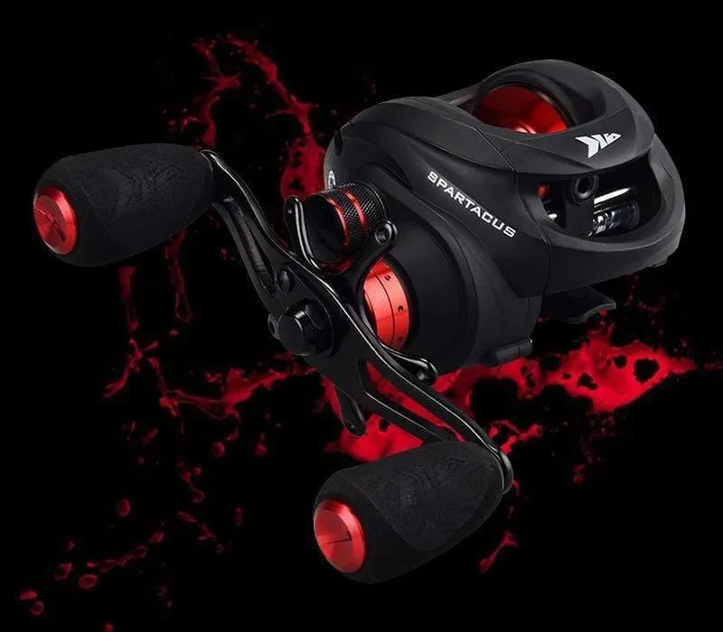 Spartacus/Spartacus Plus Baitcastingrolle 8KG Bremskraft 11+1 Kugellager 6.3:1 High Speed ​​230g Angelrolle